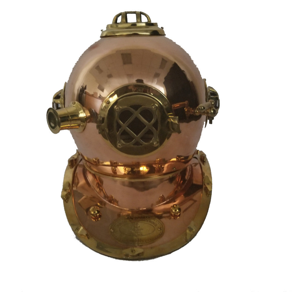 Sea Diver's Helmet in Copper Finish