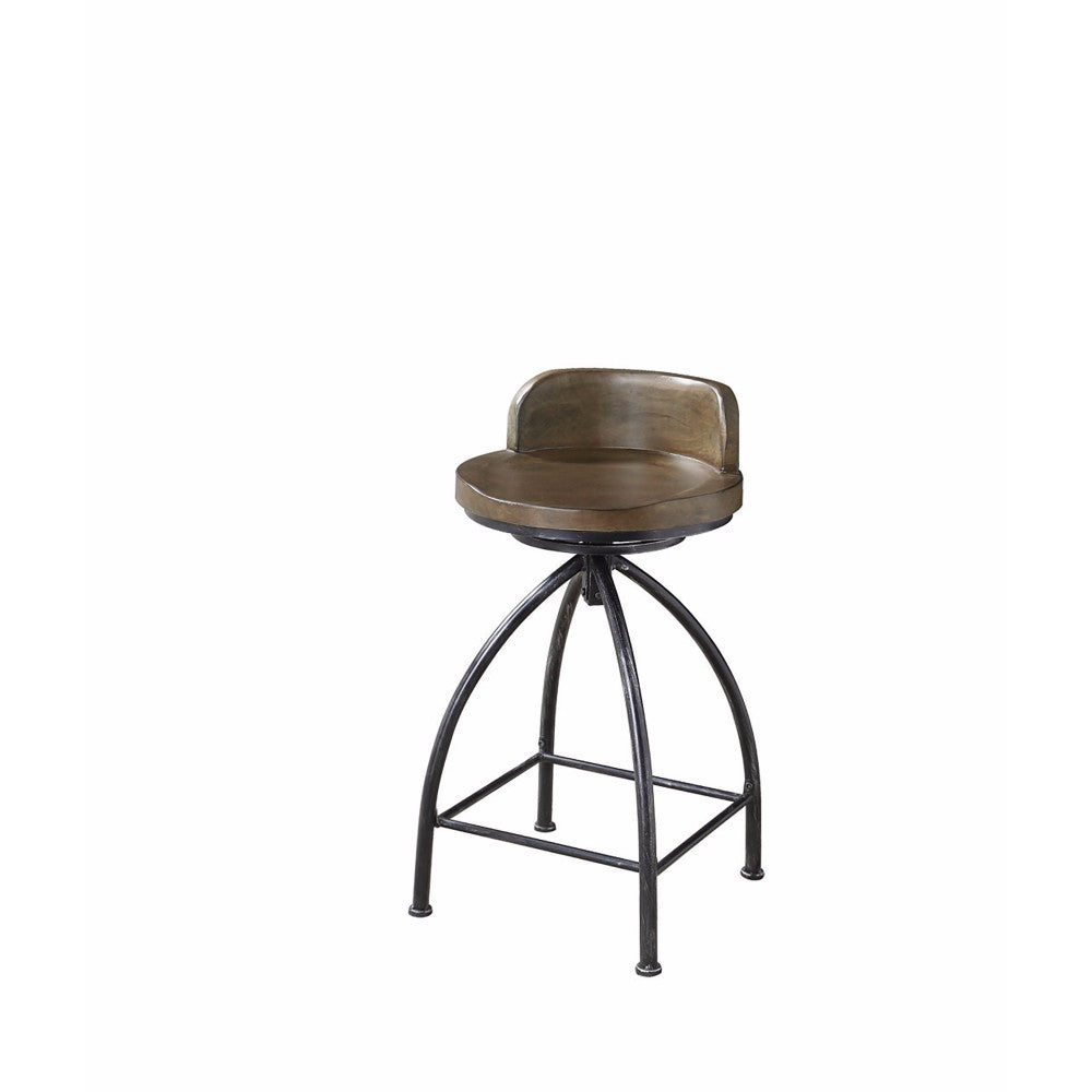 Bar Height stool, Black & Brown