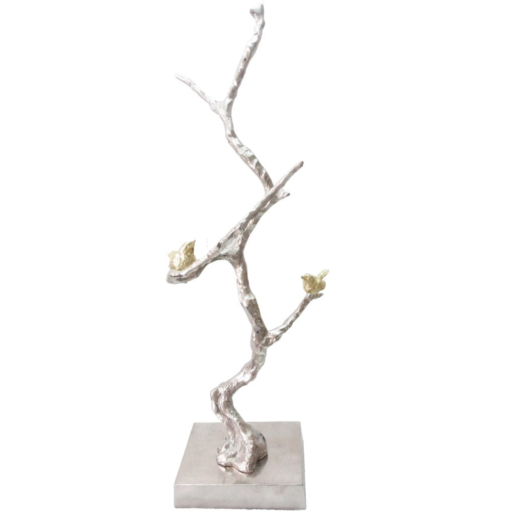 Aluminum Branch Decor, Silver