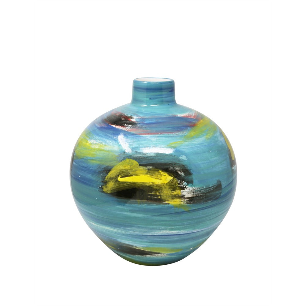 Decorative Ceramic Vase, Multicolor