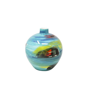 Decorative Ceramic Vase, Multicolor