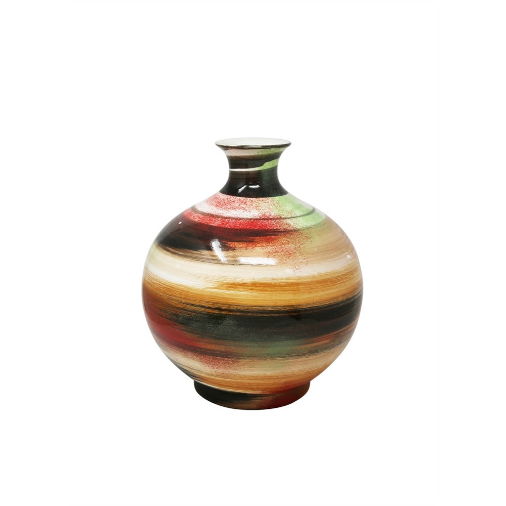 Decorative Ceramic Vase,  Multicolor