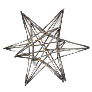 Iron Star  With Highlighted Joints, Gray