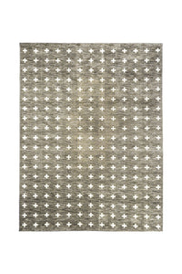 Modern Nylon Area Rug With Latex Backing, Small, Beige and Light gray