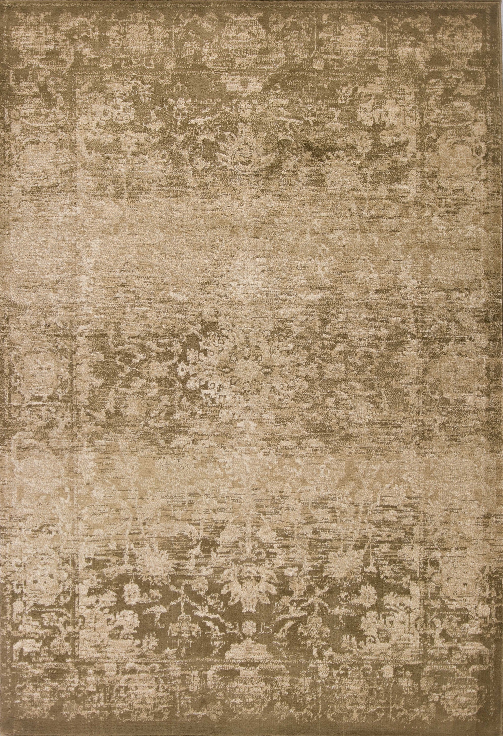 5'3" x 7'8" Polypropylene Beige Area Rug