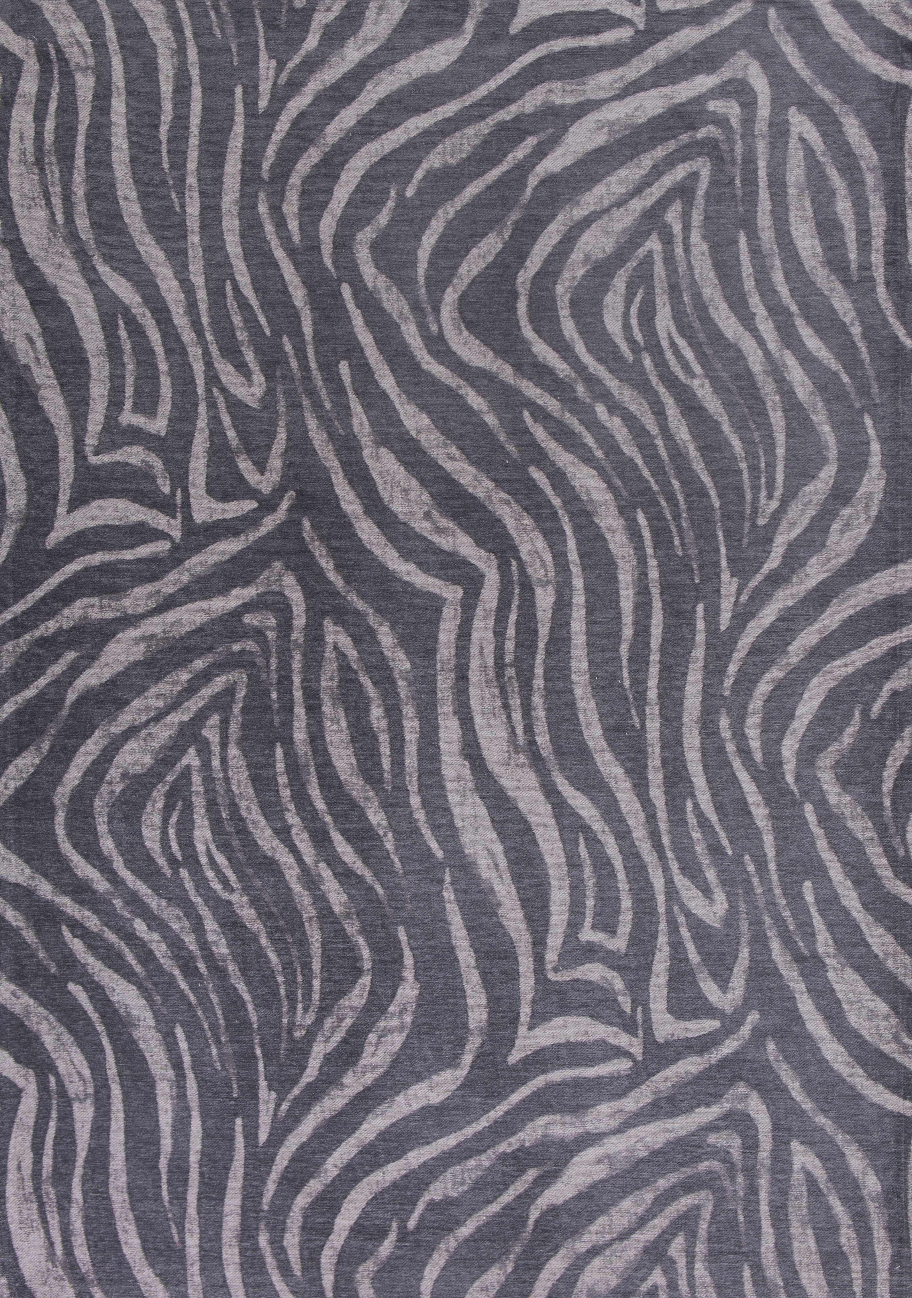 5' x 7'" Polyester Charcoal Area Rug