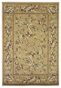 5'3" x 7'7" Polypropylene Beige Area Rug