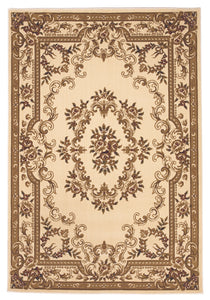 5'3" x 7'7" Polypropylene Ivory Area Rug