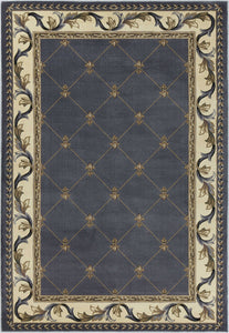 5'3" x 7'7" Polypropylene Blue Area Rug