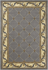 5'3" x 7'7" Polypropylene Slate Blue Area Rug