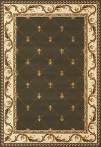 5'3" x 7'7" Polypropylene Green Area Rug