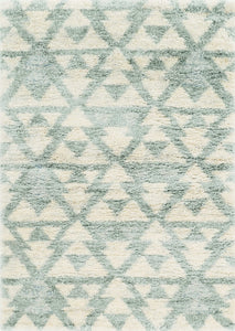 5'3" x 7'7" Polypropylene Ivory/Grey Area Rug