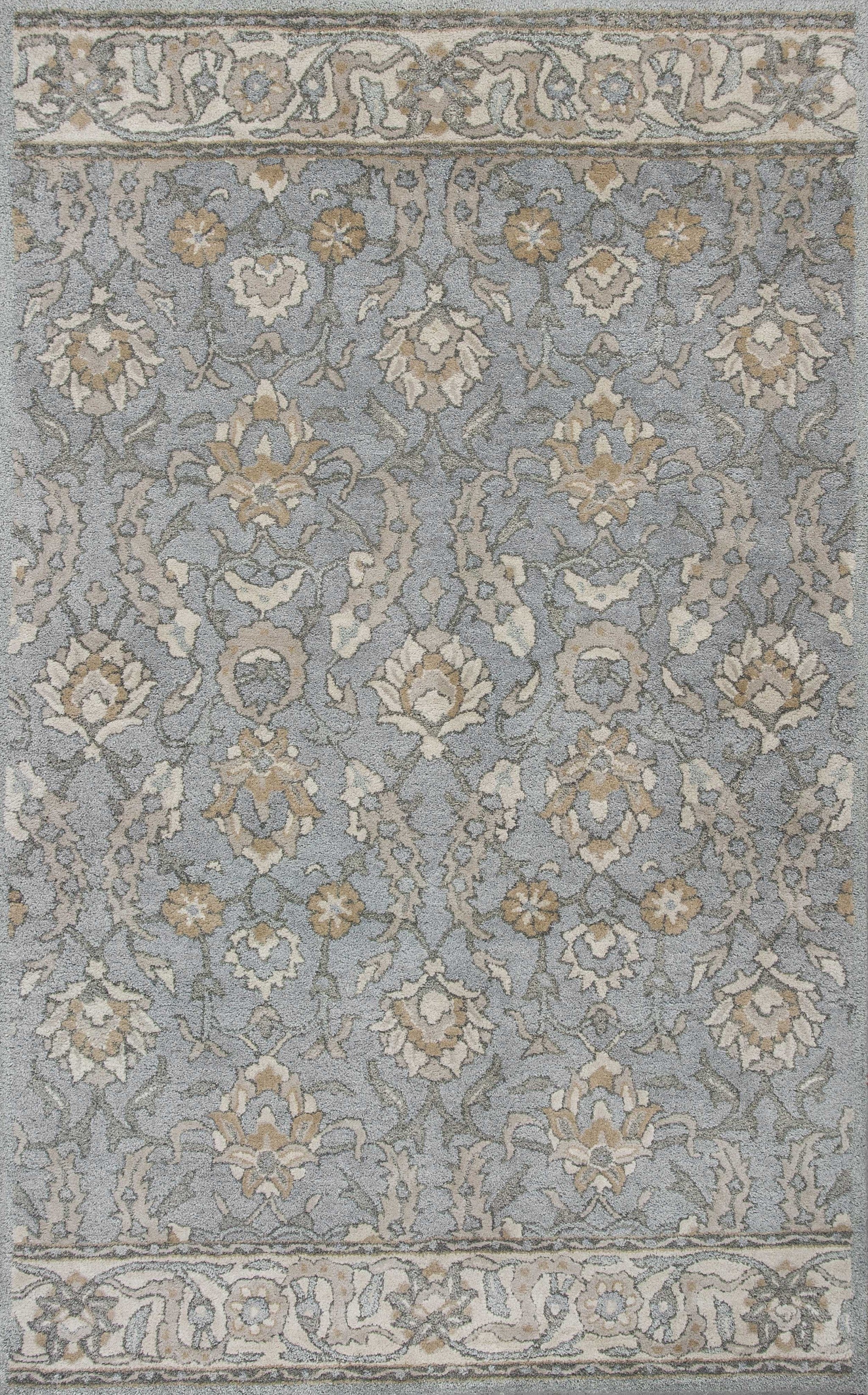 3'3" x 5'3" Wool Slate Area Rug