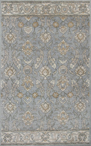 3'3" x 5'3" Wool Slate Area Rug