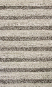 3'3" x 5'3" Wool Grey/White Area Rug