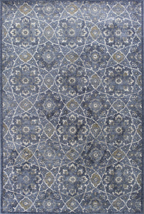 5'3" x 7'7" Polypropylene Denim Area Rug