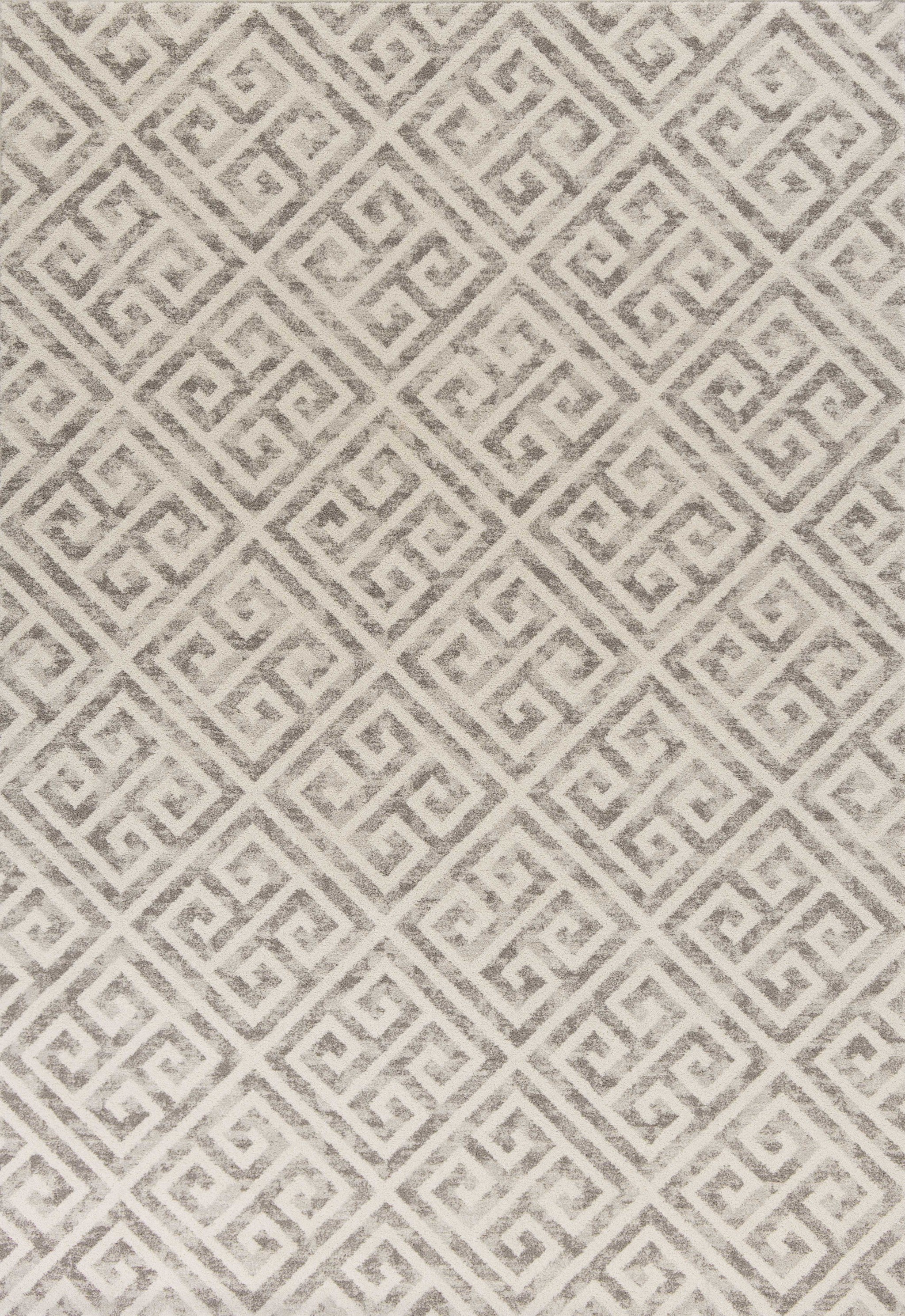 5'3" x 7'7" Polypropylene Taupe Area Rug