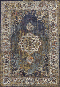 5'3"X 7'7" Polypropylene Navy Area Rug