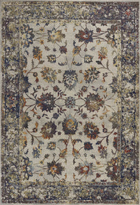 5'3"X 7'7" Polypropylene Grey Area Rug