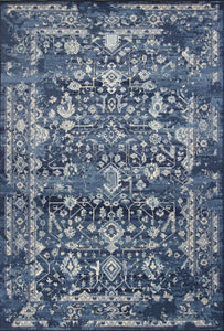 5'3" x 7'7" Polypropylene Azure Blue Area Rug