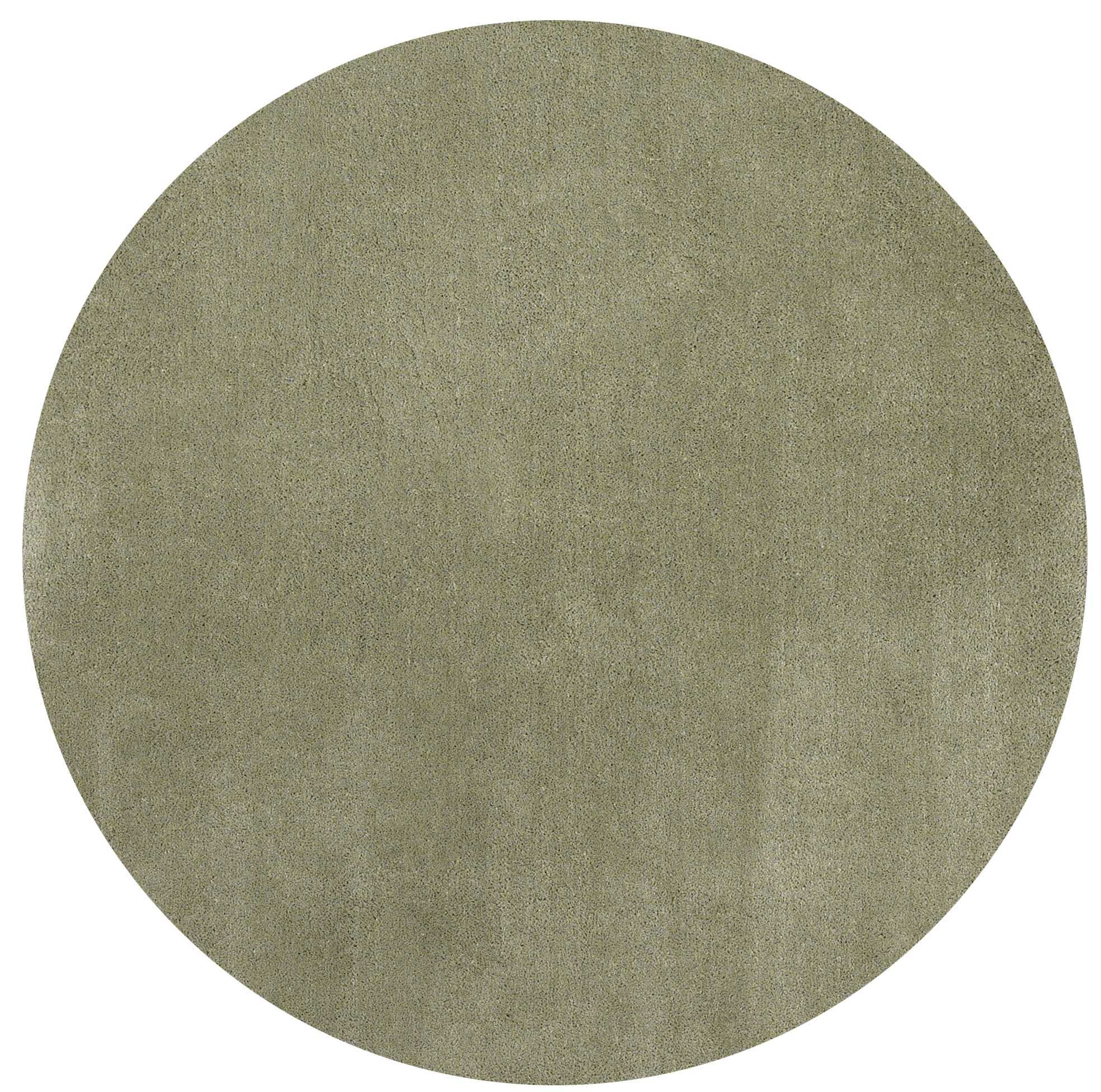 6' Round Polyester Sage Area Rug