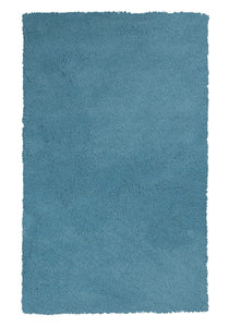 5' x 7' Polyester Highlighter Blue Area Rug