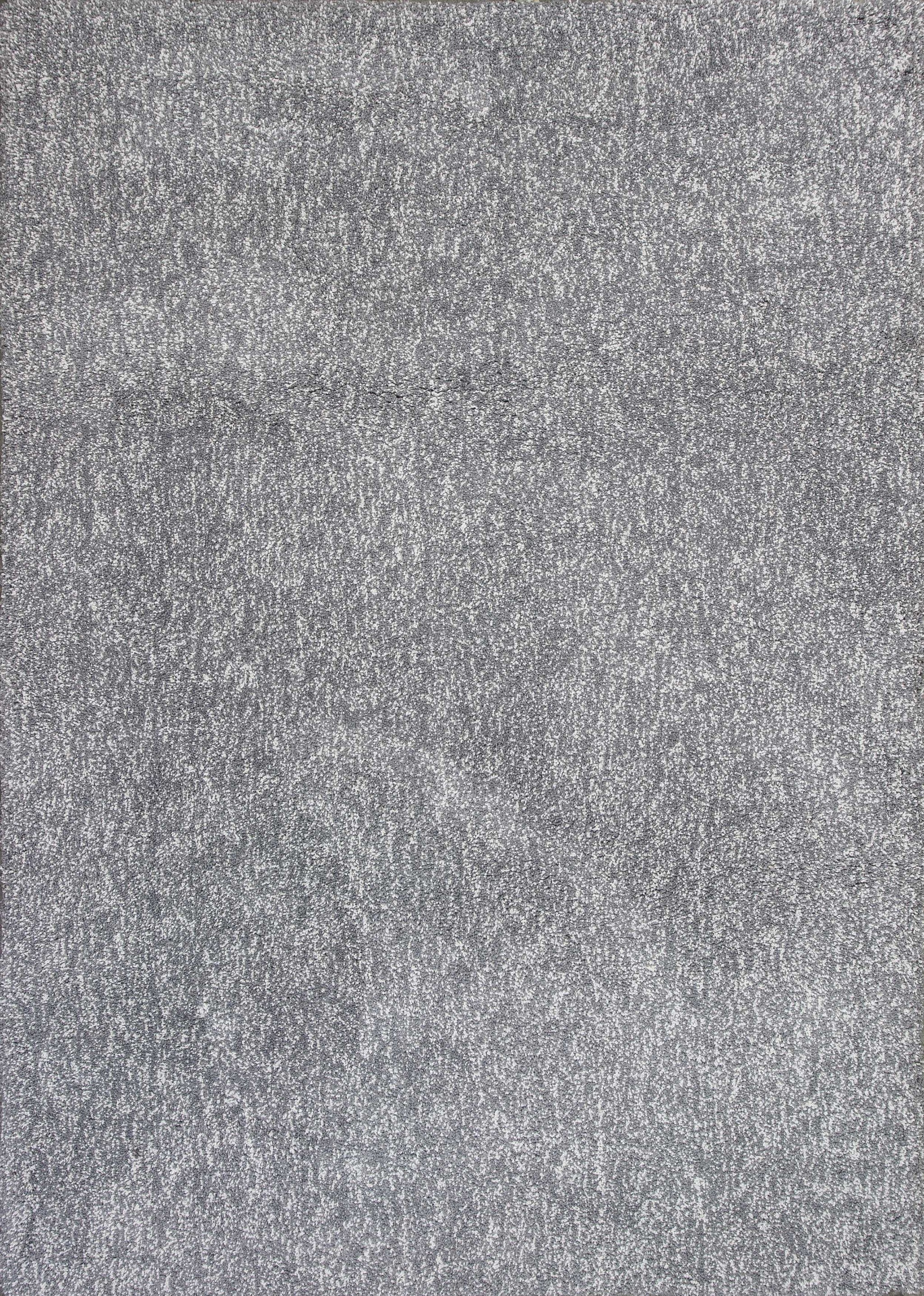 5' x 7' Polyester Grey Heather Area Rug