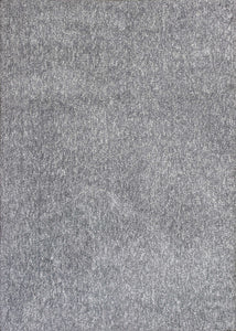 5' x 7' Polyester Grey Heather Area Rug