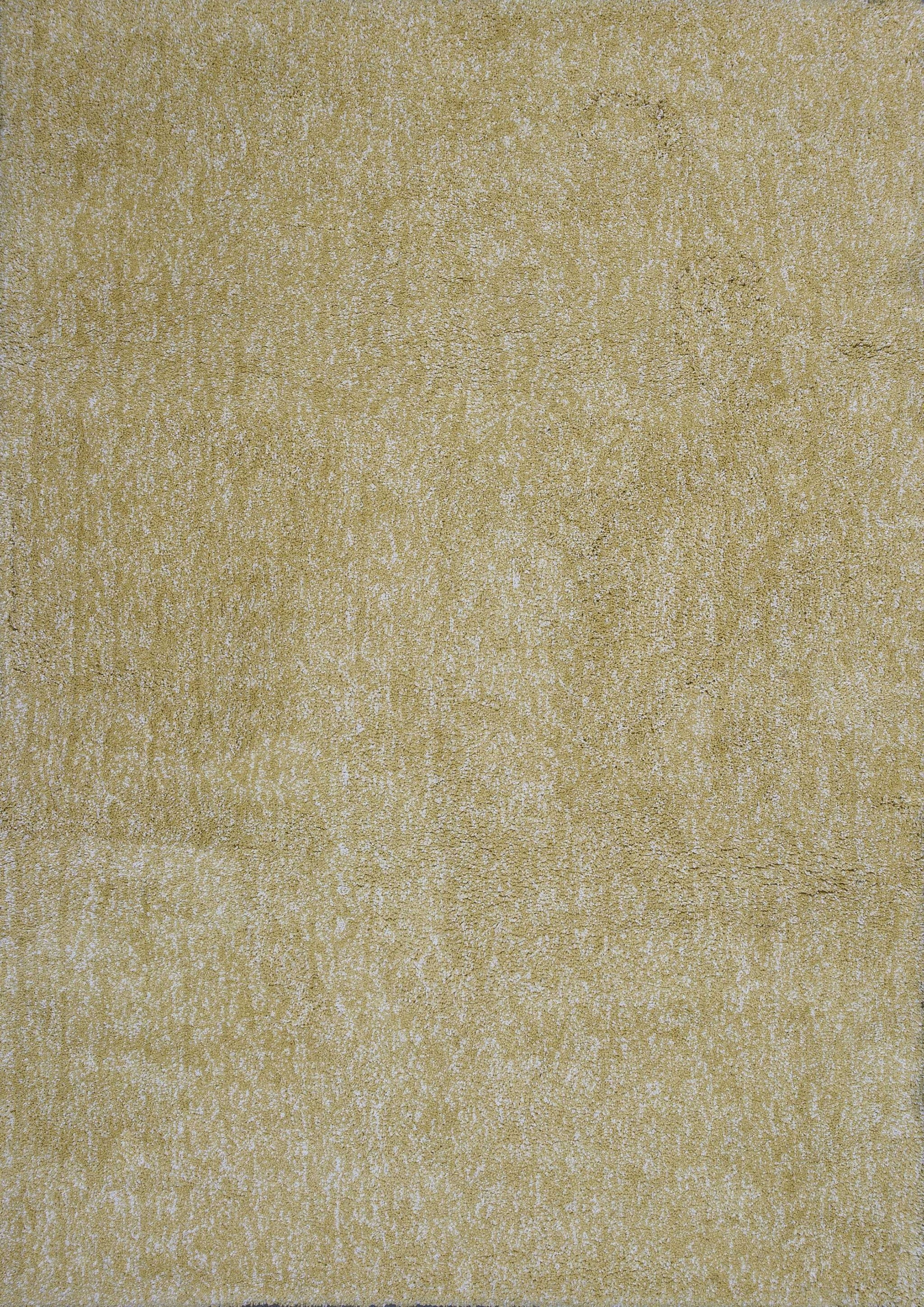 5' x 7' Polyester Yellow Heather Area Rug