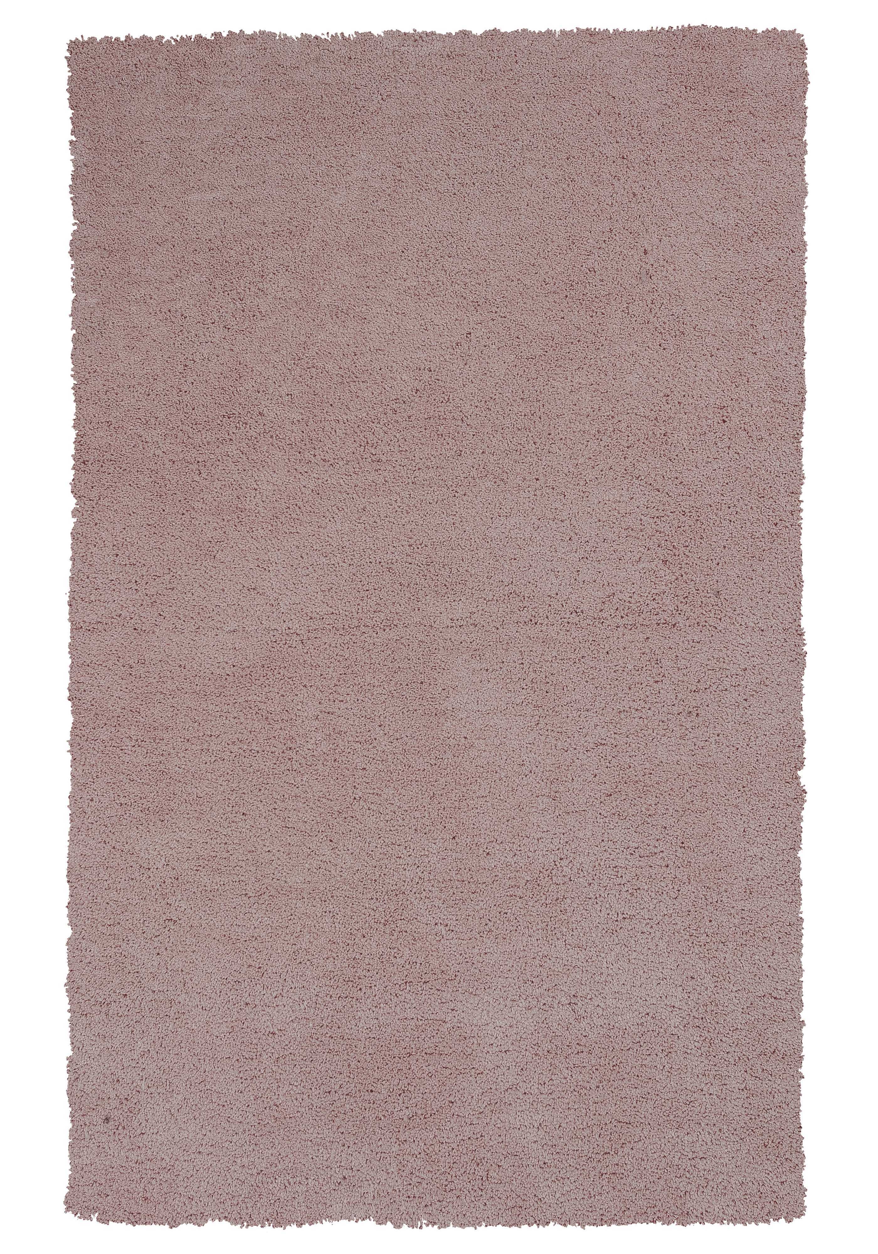 5' x 7' Polyester Rose Pink Area Rug