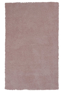 5' x 7' Polyester Rose Pink Area Rug