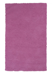 5' x 7' Polyester Hot Pink Area Rug