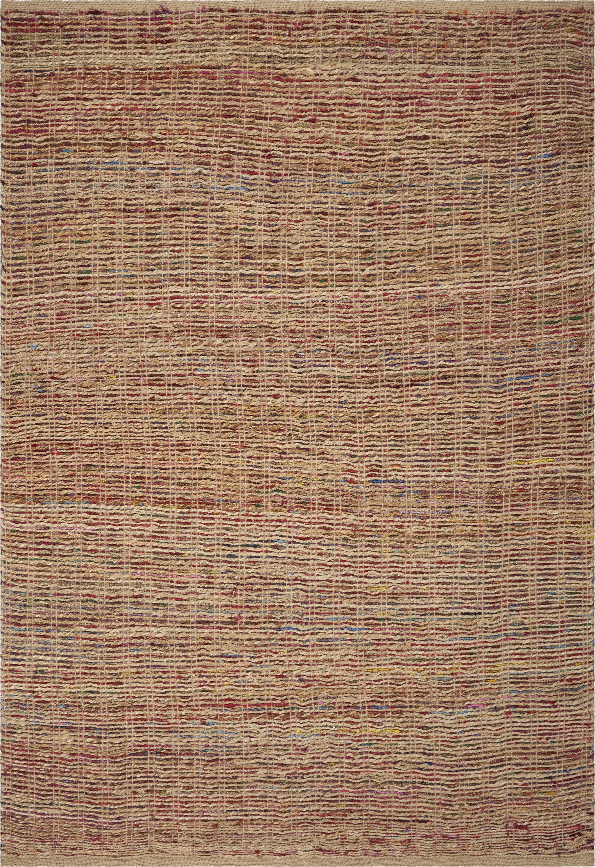 5' x 7' Jute Multicolor Area Rug