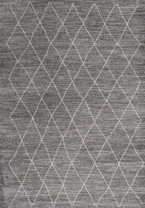 5'3"X 7'7" Polypropylene Grey Area Rug