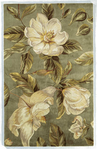 3'3" x 5'3" Wool Sage Area Rug