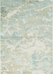 5'3" x 7'7" Polyester Sand Grey Area Rug