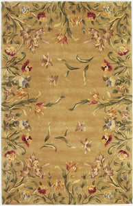 3'6" x 5'6" Wool Gold Area Rug