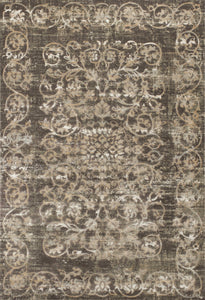 5'3" x 7'7" Polypropylene Taupe Area Rug