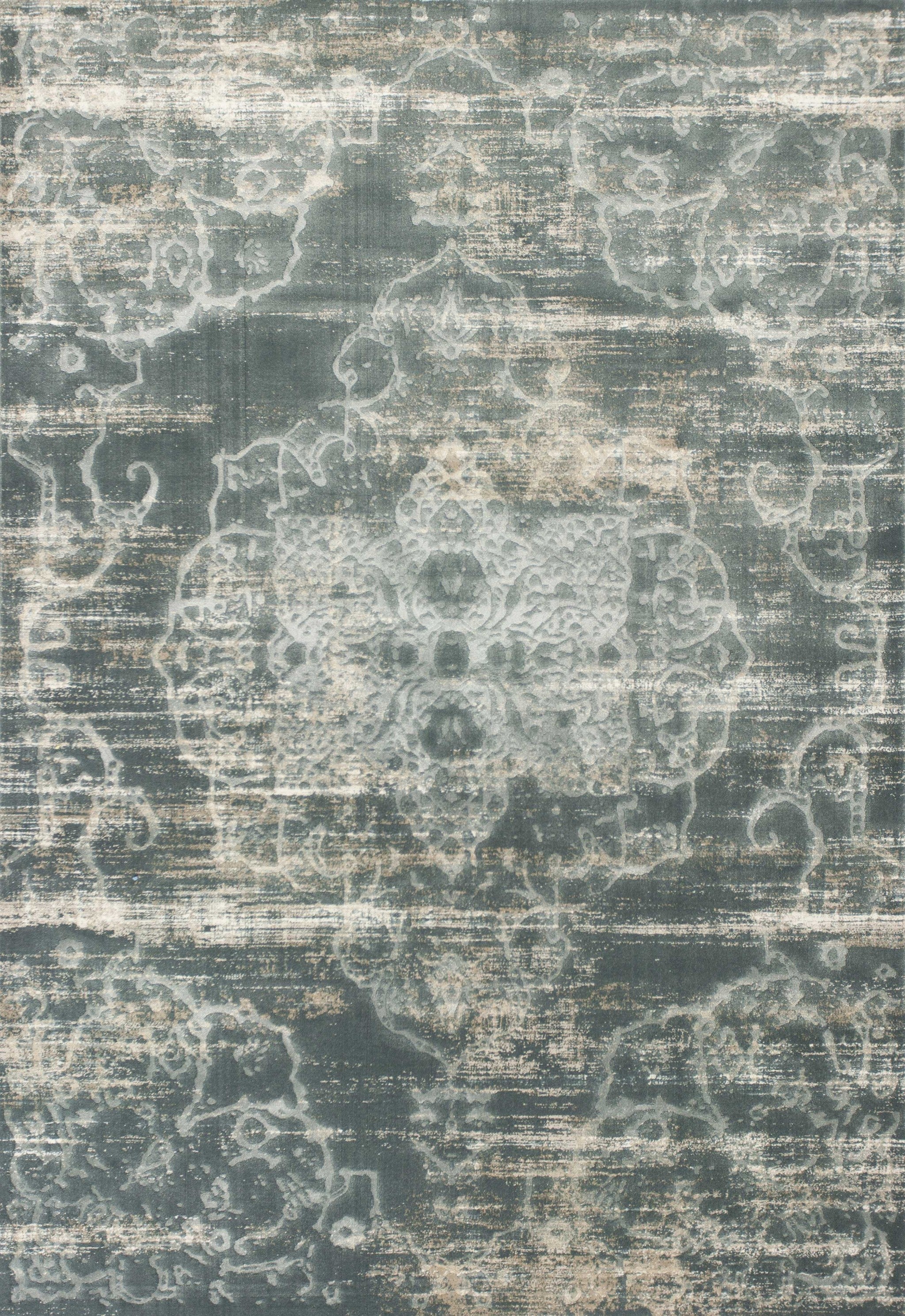 5'3" x 7'7" Polypropylene Slate Area Rug