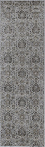 2'2"X 6'11" Runner Viscose Silver Area Rug