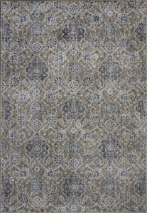 3'3" x 4'7" Viscose Sand Area Rug