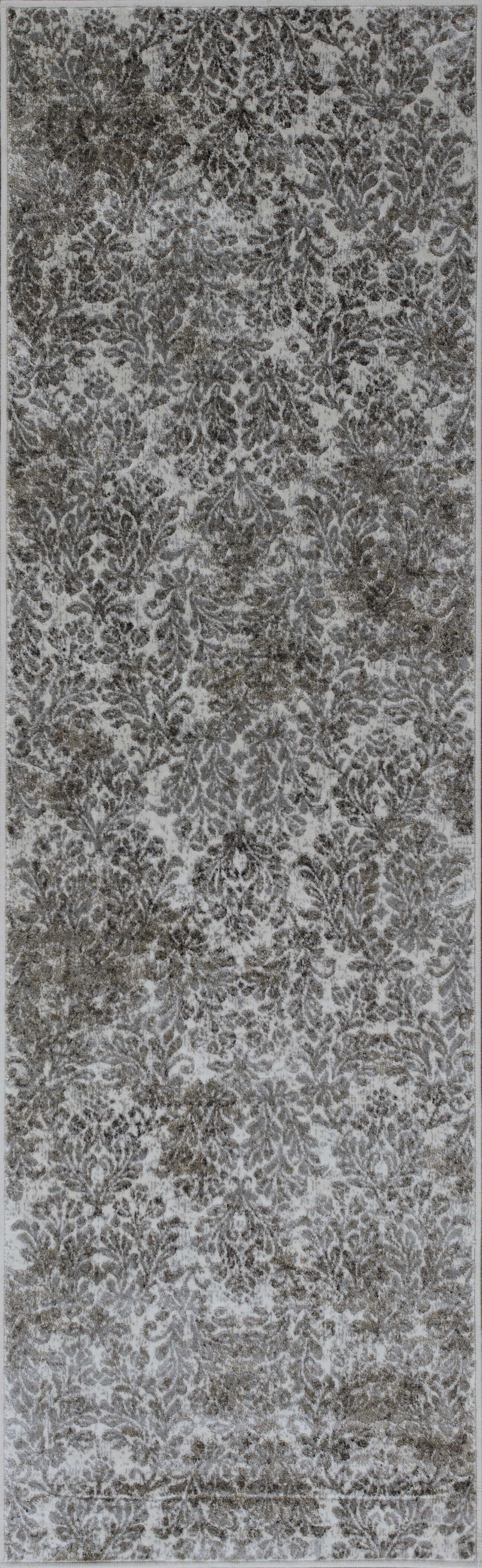 2'2"X 6'11" Runner Viscose Ivory/Sand Area Rug