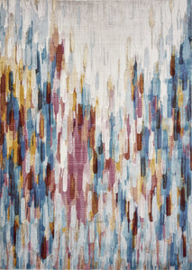 4' x 6' Polypropylene Multicolor Area Rug