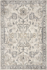 3'3" x 4'11" Polypropylene Ivory Area Rug