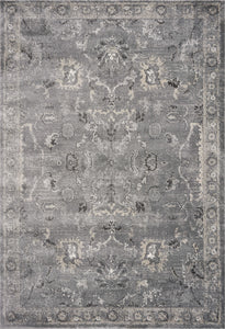 3'3" x 4'11" Polypropylene Grey Area Rug