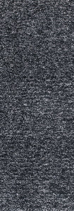 2'3" x 7'6" Runner Polyester Black Heather Area Rug