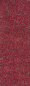 2'3" x 7'6" Runner Polyester Red Heather Area Rug