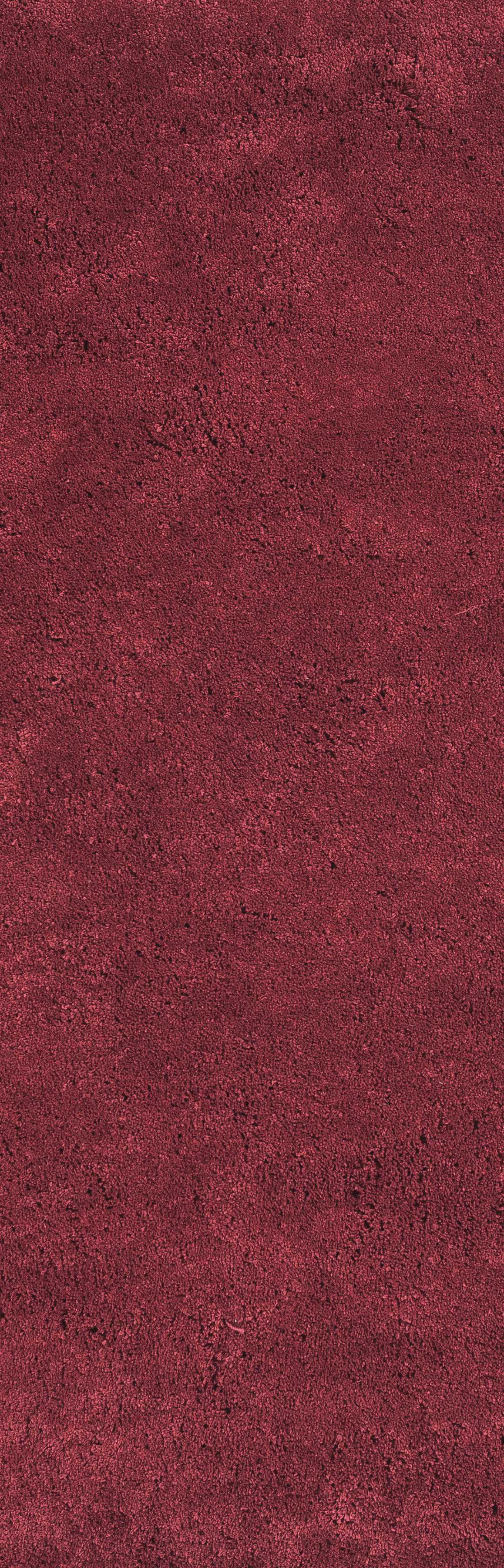 2'3" x 7'6" Runner Polyester Red Area Rug