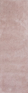 2'3" x 7'6" Runner Polyester Rose Pink Area Rug