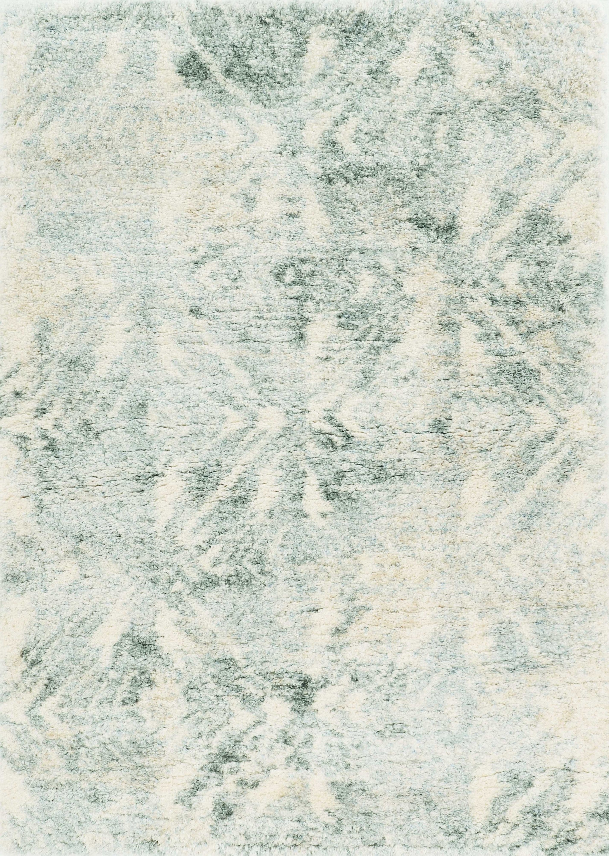 3'9" x 5'11" Polypropylene Ivory/Grey Area Rug